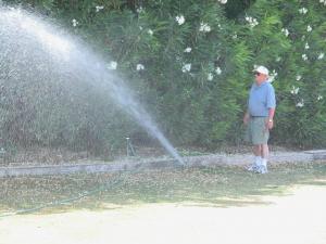 Garland Irrigation Repair techs check everything twice