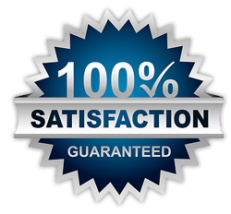 100% satisfaction guaranteed